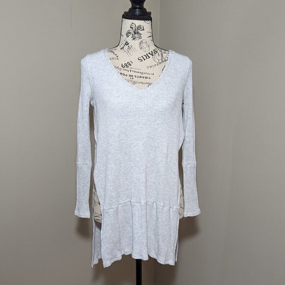 We The Free Sweaters - We the Free People Ribbed Sweater Top Gray XS